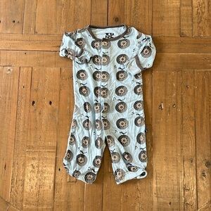 Kickee pants blue rockin robin convertible gown